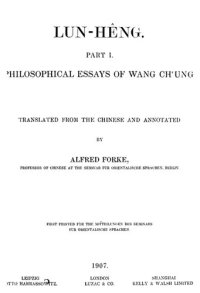 cover of the book Lun-Heng