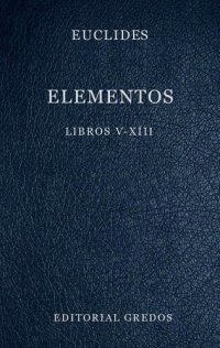 cover of the book Elementos. Libros V-XIII