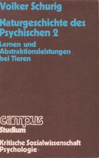 cover of the book Naturgeschichte des Psychischen 2: Lernen und Abstraktionsleistungen bei Tieren