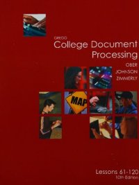 cover of the book Gregg College Keyboading and Document Processing Lessons 61-120