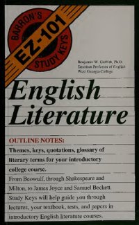 cover of the book English Literature (Barron's Easy 101 Study Keys)