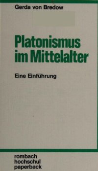 cover of the book Platonismus im Mittelalter: Eine Einführung