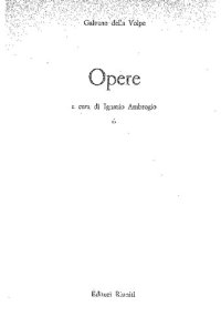 cover of the book Opere