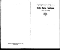 cover of the book La crisi della ragione. Nuovi modelli nel rapporto tra sapere e attività umane