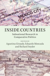 cover of the book Inside Countries: Subnational Research in Comparative Politics