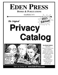 cover of the book Eden Press Privacy Catalog - 2011 Edition