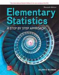 cover of the book Elementary Statistics: A Step By Step Approach ISE