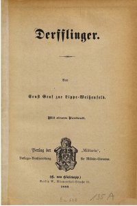 cover of the book Derfflinger