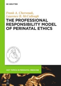 cover of the book The Professional Responsibility Model of Perinatal Ethics