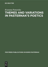 cover of the book Themes and Variations in Pasternak’s Poetics