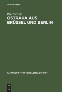 cover of the book Ostraka aus Brüssel und Berlin