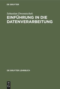 cover of the book Einführung in die Datenverarbeitung