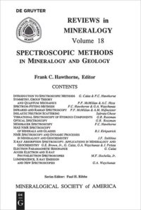 cover of the book Spectroscopic Methods in Mineralogy and Geology