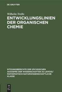 cover of the book Entwicklungslinien der organischen Chemie