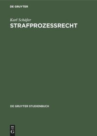 cover of the book Strafprozeßrecht