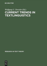 cover of the book Current Trends in Textlinguistics