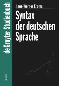 cover of the book Syntax der deutschen Sprache