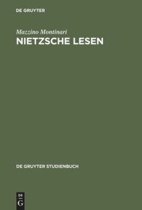 cover of the book Nietzsche lesen