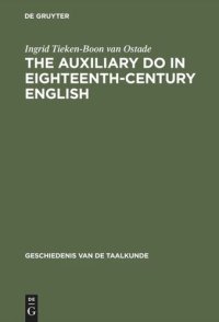 cover of the book The auxiliary do in eighteenth-century English: A sociohistorical-linguistic approach