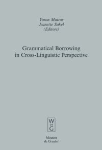 cover of the book Grammatical Borrowing in Cross-Linguistic Perspective