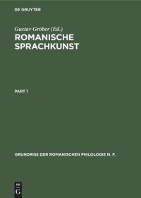 cover of the book Romanische Sprachkunst