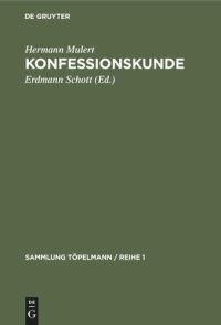 cover of the book Konfessionskunde: Die Christlichen Kirchen und Sekten heute