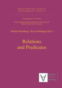 cover of the book Relations and Predicates