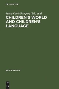 cover of the book Children's Worlds and Children's Language