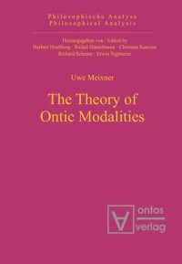 cover of the book The Theory of Ontic Modalities