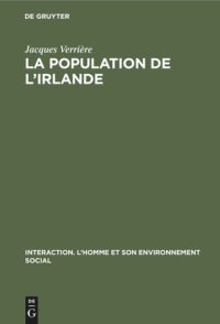 cover of the book La population de l'Irlande