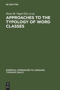 cover of the book Approaches to the Typology of Word Classes