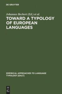 cover of the book Toward a Typology of European Languages