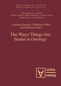 cover of the book The Ways Things Are: Studies in Ontology