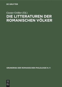 cover of the book Die Litteraturen der romanischen Völker