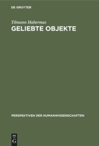 cover of the book Geliebte Objekte: Symbole und Instrumente der Identitätsbildung