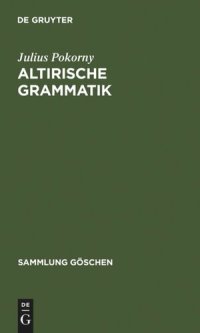 cover of the book Altirische Grammatik