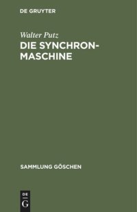 cover of the book Die Synchronmaschine