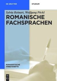 cover of the book Romanische Fachsprachen: Eine Einführung mit Perspektiven aus der Übersetzungswissenschaft