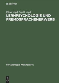 cover of the book Lernpsychologie und Fremdsprachenerwerb