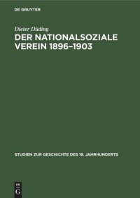 cover of the book Der Nationalsoziale Verein 1896–1903