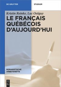 cover of the book Le français québécois d’aujourd’hui