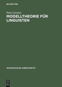 cover of the book Modelltheorie für Linguisten