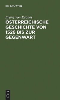 cover of the book Österreichische Geschichte von 1526 bis zur Gegenwart