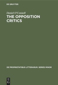 cover of the book The opposition critics: The antisymbolist reaction in the modern period