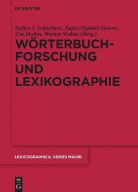 cover of the book Wörterbuchforschung und Lexikographie