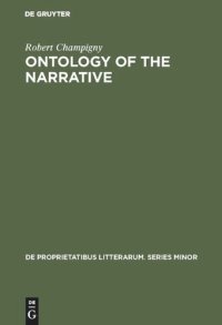 cover of the book Ontology of the narrative: An analysis