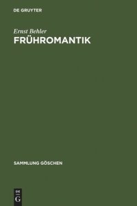 cover of the book Frühromantik