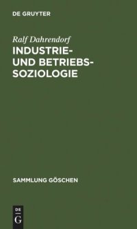 cover of the book Industrie- und Betriebssoziologie