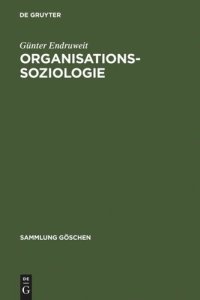 cover of the book Organisationssoziologie