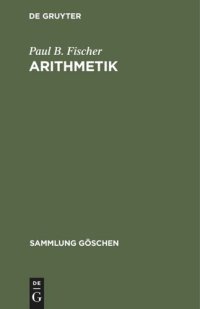 cover of the book Arithmetik